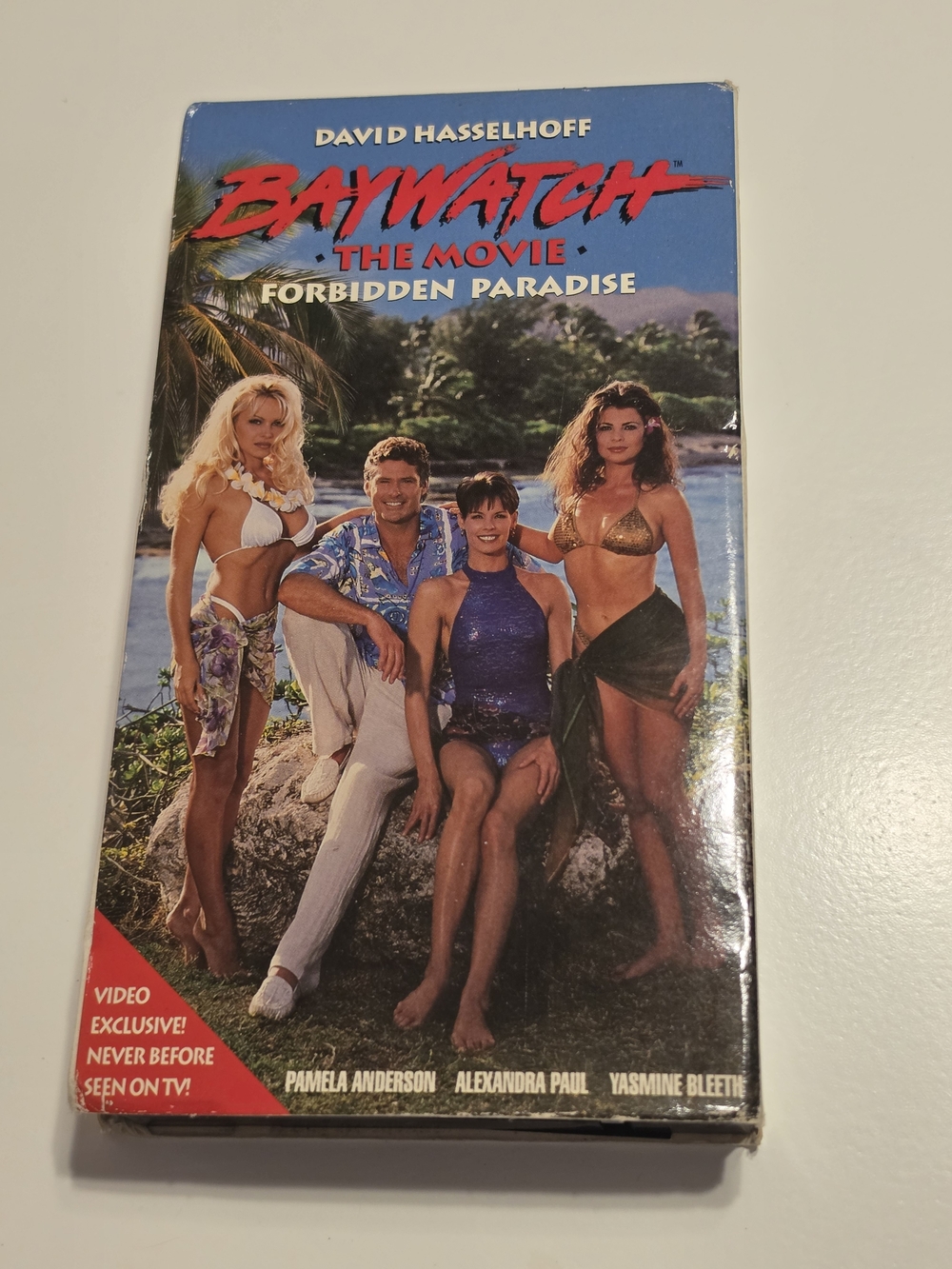 Baywatch The Movie Forbidden Paradise VHS Vintage